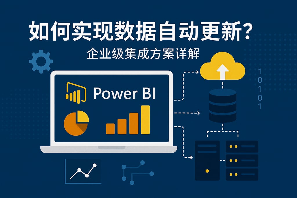 Power BI如何实现数据自动更新？企业级集成方案详解